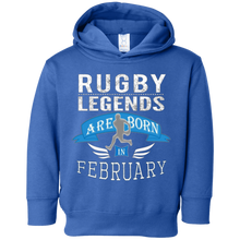 Best Boys Mens Rugby Legend Born in February Fun T-Shirt
