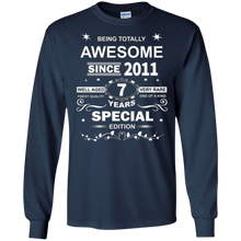 Awesome Since 2011 Special Edition 7th Birthday T-Shirt