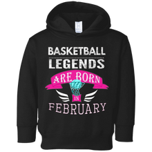Girls Basketball Legends are Born in February Gift T-Shirt