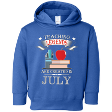 Teaching Legends are Created in July T-Shirt