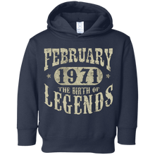 47 years 47th Birthday February 1971 Birth of Legend T-Shirt