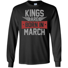 Kings Are Born in March T shirt, Birthday Gift T Shirt