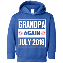 Mens Grandpa Again July 2018 T-Shirt Gift for Papa
