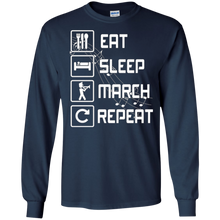 Eat Sleep March Repeat Marching Band T-Shirts