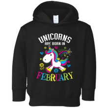 Unicorns Are Born In February Birthday Gift Shirt