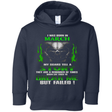 Born in March - My scars tell a story - T-shirt Month