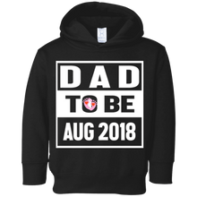 Mens Dad to be August 2018 T-Shirt for New Daddy