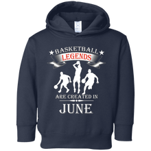 Basketball Legends are Created in June T-Shirt