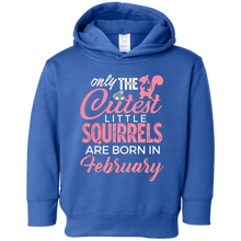 Squirrel February Birthday Gift T-Shirt Squirrels Gift Tee