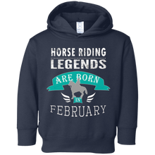 Top Boys Horse Riding Legends Born in February Gift T-Shirt