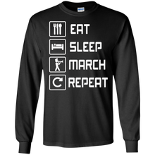 Eat Sleep March Repeat Band T-Shirts