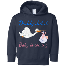 Baby Announcement Shirt Daddy did it - Baby is coming