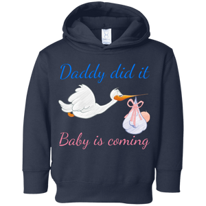 Baby Announcement Shirt Daddy did it - Baby is coming