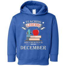 Teaching Legends are Created in December T-Shirt