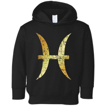 Zodiac Sign Pisces T-Shirts (Green Gold)