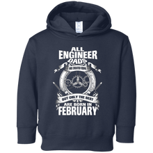 The Best Engineer Dad Born In February Funny Tshirt Gift