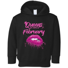 Queens Are Born In February Birthday T-Shirt for Black Women