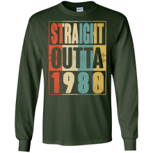 Straight Outta Retro USA 1980 37th Birthday Gift 37 Vintage