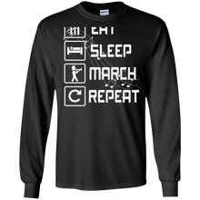 Eat Sleep March Repeat Marching Band T-Shirts