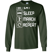 Eat Sleep March Repeat Marching Band T-Shirts