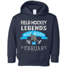 Top Boys Field Hockey Legend Born February Gift T-Shirt