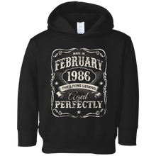 Vintage Made In February 1986 Shirt 32nd Birthday Gift