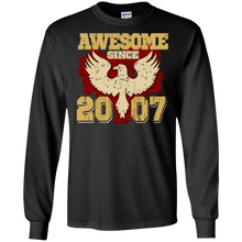 Awesome Since 2007 Made In 10th Birthday Gift 10 Years Old