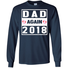 Mens Dad again 2018 T-Shirt Lovely New Daddy Gift