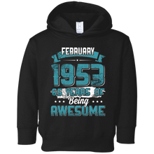 February 1953 Birthday 65 Years Of Being Awesome T-Shirt