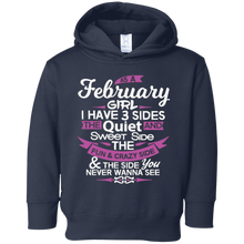 As A February Girl I Have Three Sides TShirt Birthday Gift