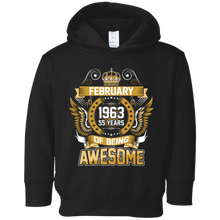 February 1963 55th Birthday 55 Years Old Gift T-Shirt
