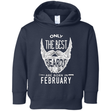 Mens Only the Best Beards Are Born in February Birthday Shirt Men