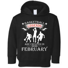 Basketball Legends are Created in February T-Shirt