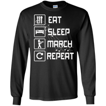 Eat Sleep March Repeat Marching Band T-Shirts