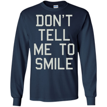 Don't Tell Me To Smile Feminism Feminist Graphic T-Shirt