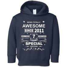 Awesome Since 2011 Special Edition 7th Birthday T-Shirt