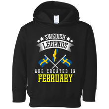 Funny Swedish Legends Are Created In February T-shirt Sweden
