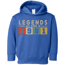 Legends Born In 1981 Birthday Gift 36 Yrs Years Old Awesome