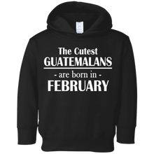 The Cutest Guatemalans Are Born In February Birthday T-Shirt