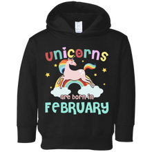 Unicorns Are Born In February T-shirt Lovely Unicorn