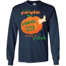 March 2018 Little Pumpkin Pregnancy Announcement Shirt Gift