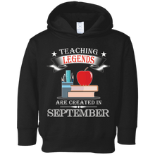 Teaching Legends are Created in September T-Shirt