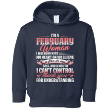 I'm A February Woman I Was Born With My Heart T-Shirt