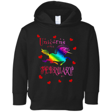 Unicorn February Birthday Girl T-Shirt