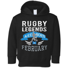 Best Boys Mens Rugby Legend Born in February Fun T-Shirt