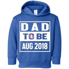 Mens Dad to be August 2018 T-Shirt for New Daddy