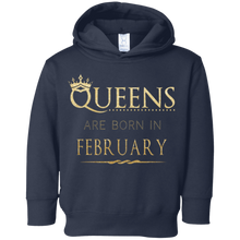 Queens Are Born In February Birthday Gift T-Shirt for Women