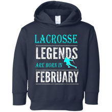 Boys & Girl Lacrosse Legend Born in February Fun T-Shirt
