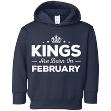 Kings Are Born In February - Birthday T-Shirt