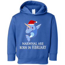 Narwhal T-Shirt - Narwhals are born in February Christmas